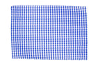Set of Four Gingham Dinner Napkins ~ Blue