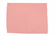 Set of Four Dinner Gingham Napkins ~ Red