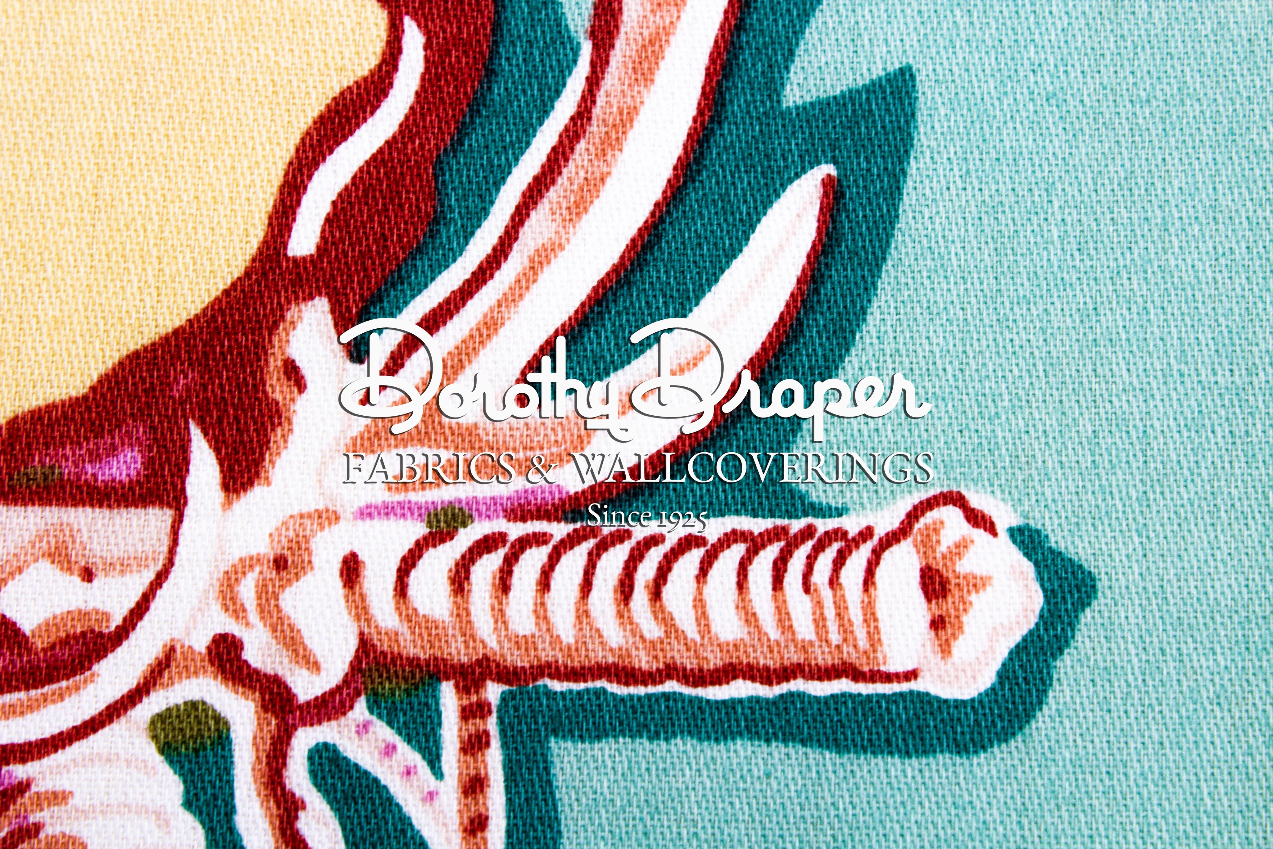 Great Lakes Aqua Fabric