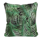 Robellini Silk Embroidered Throw Pillow Cover - Black - Carleton Varney