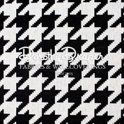 Houndstooth Black & White Fabric