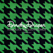 Houndstooth Green & Black Fabric