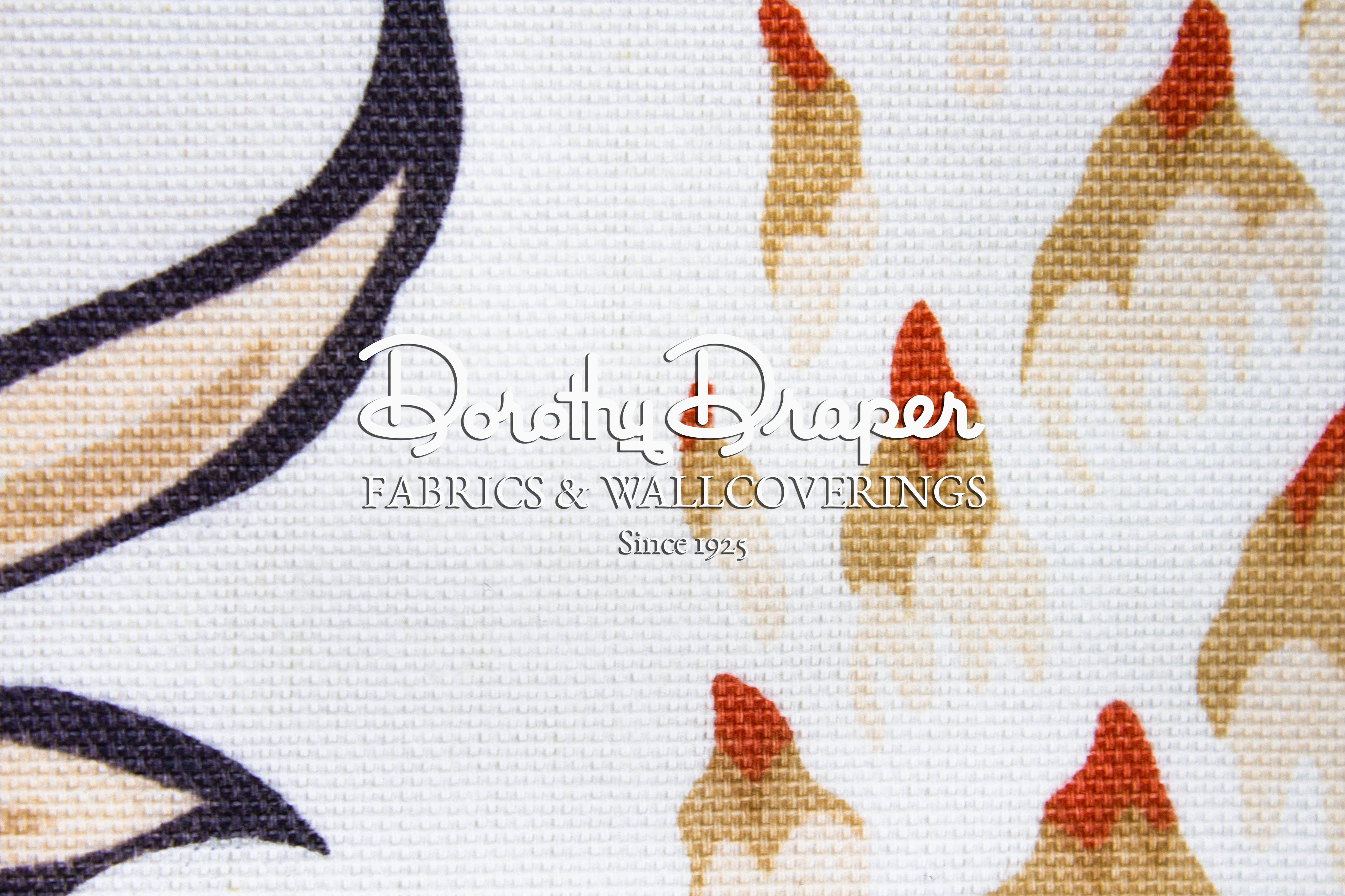 Lanai Pineapple Brown Fabric