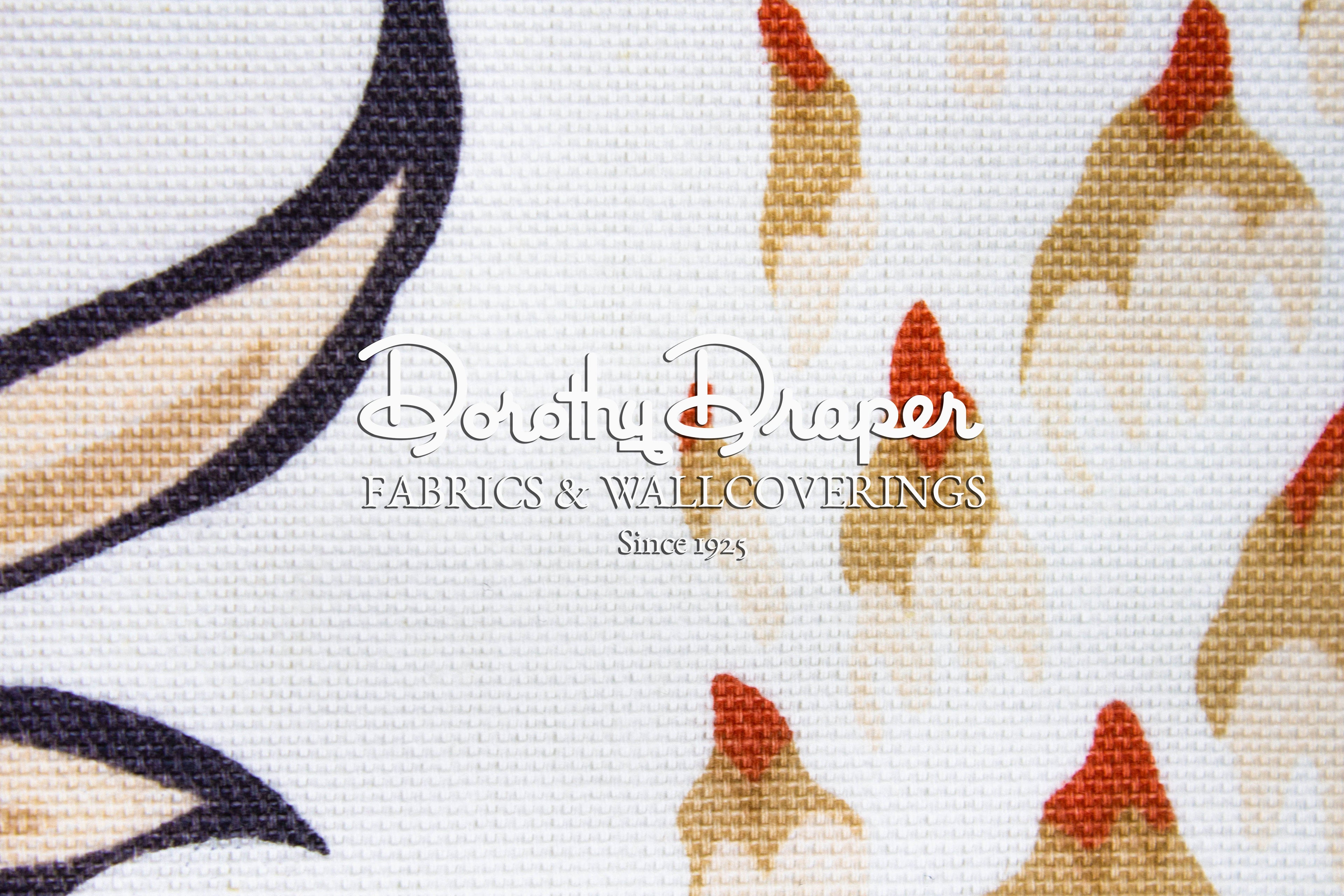 Lanai Pineapple Brown Fabric