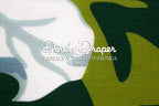 Lanai Geranium White Fabric
