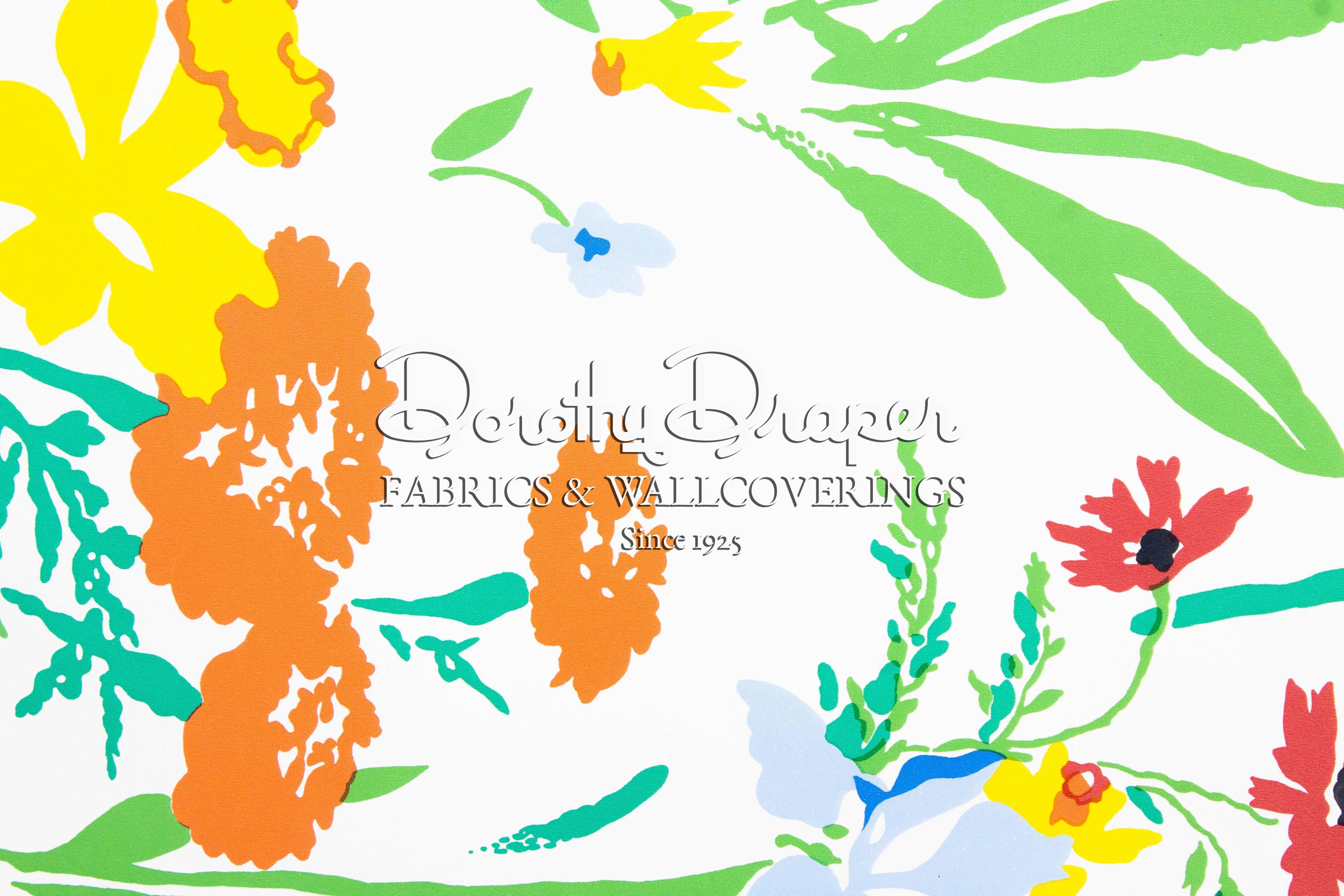 Les Fleures de Toulon Original White Wallpaper