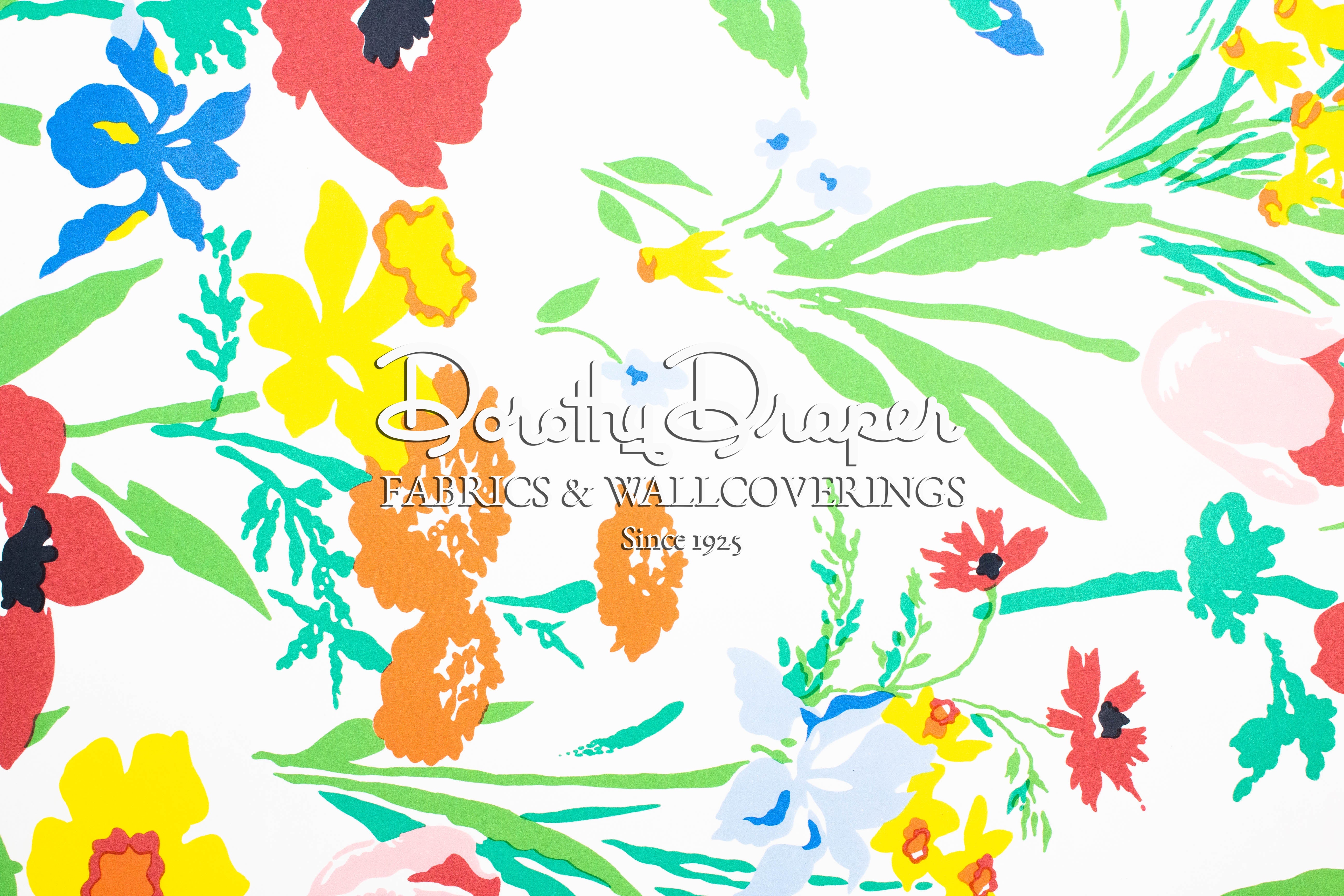 Les Fleures de Toulon Original White Wallpaper