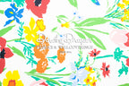 Les Fleures de Toulon Original White Wallpaper