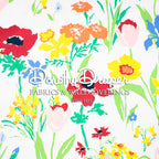 Les Fleures de Toulon Original White Fabric