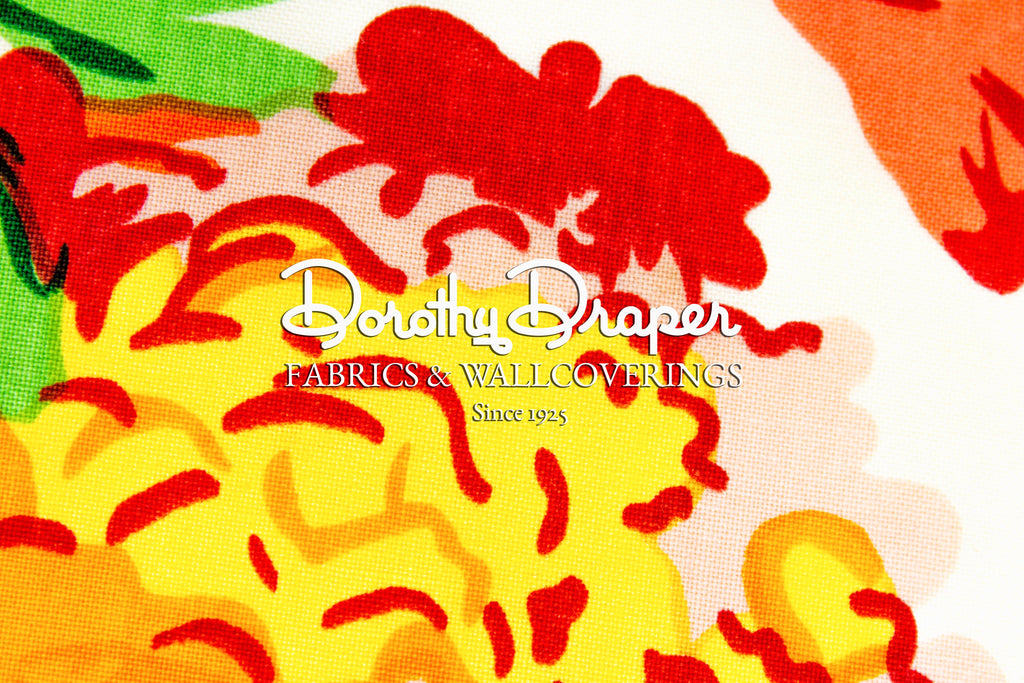 Marigolds Orange Fabric