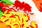 Marigolds Orange Fabric
