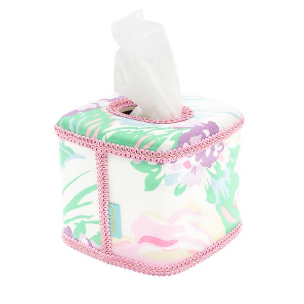 Princess Grace Rose Pink Tissue Box Holder