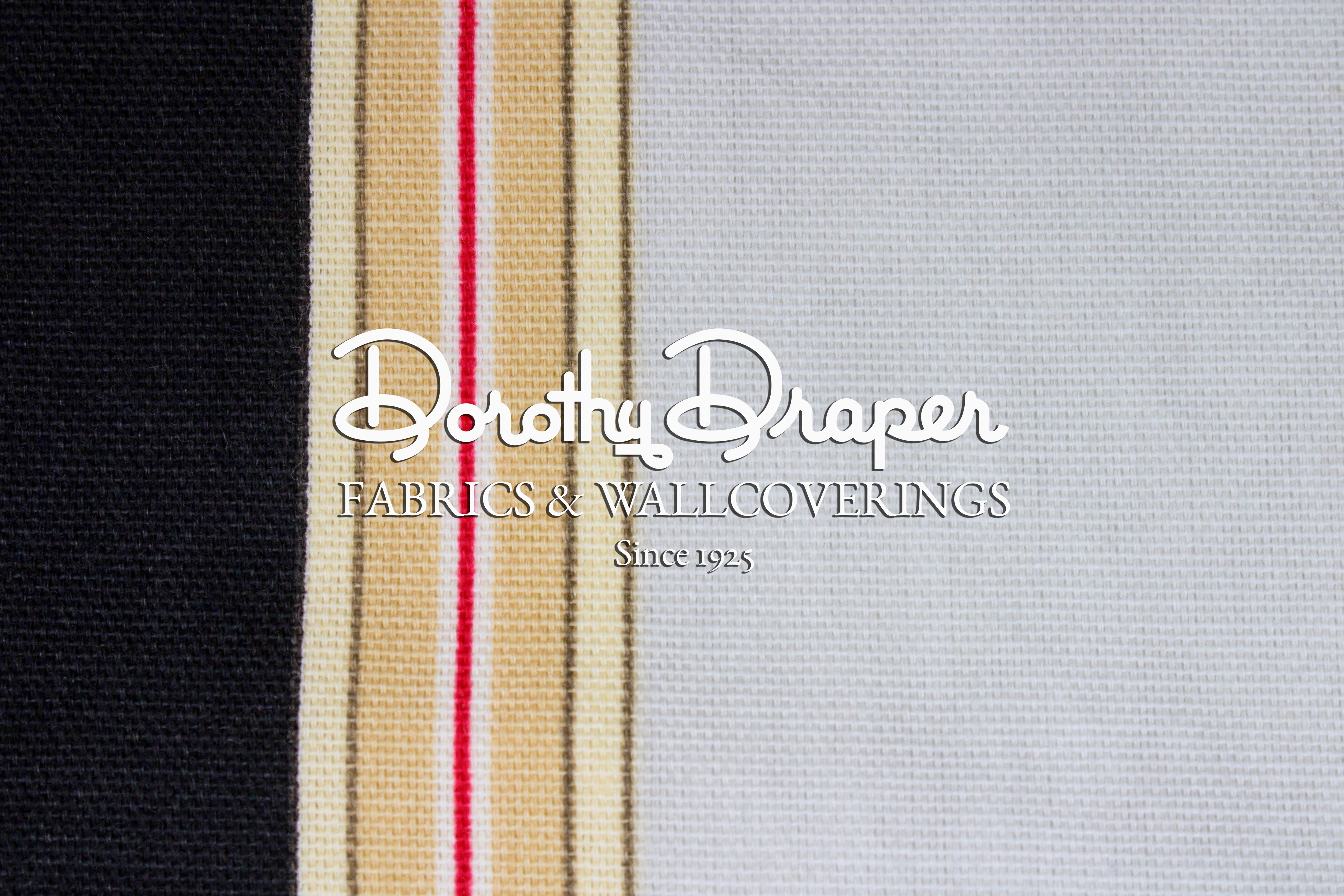 North Shore Stripe Gray/Black Fabric