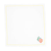 Dinner Napkin - Embroidered Pineapple (Set of 4)