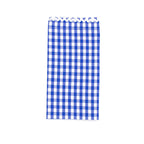 Set of Four Gingham Dinner Napkins ~ Blue
