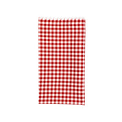 Set of Four Dinner Gingham Napkins ~ Red