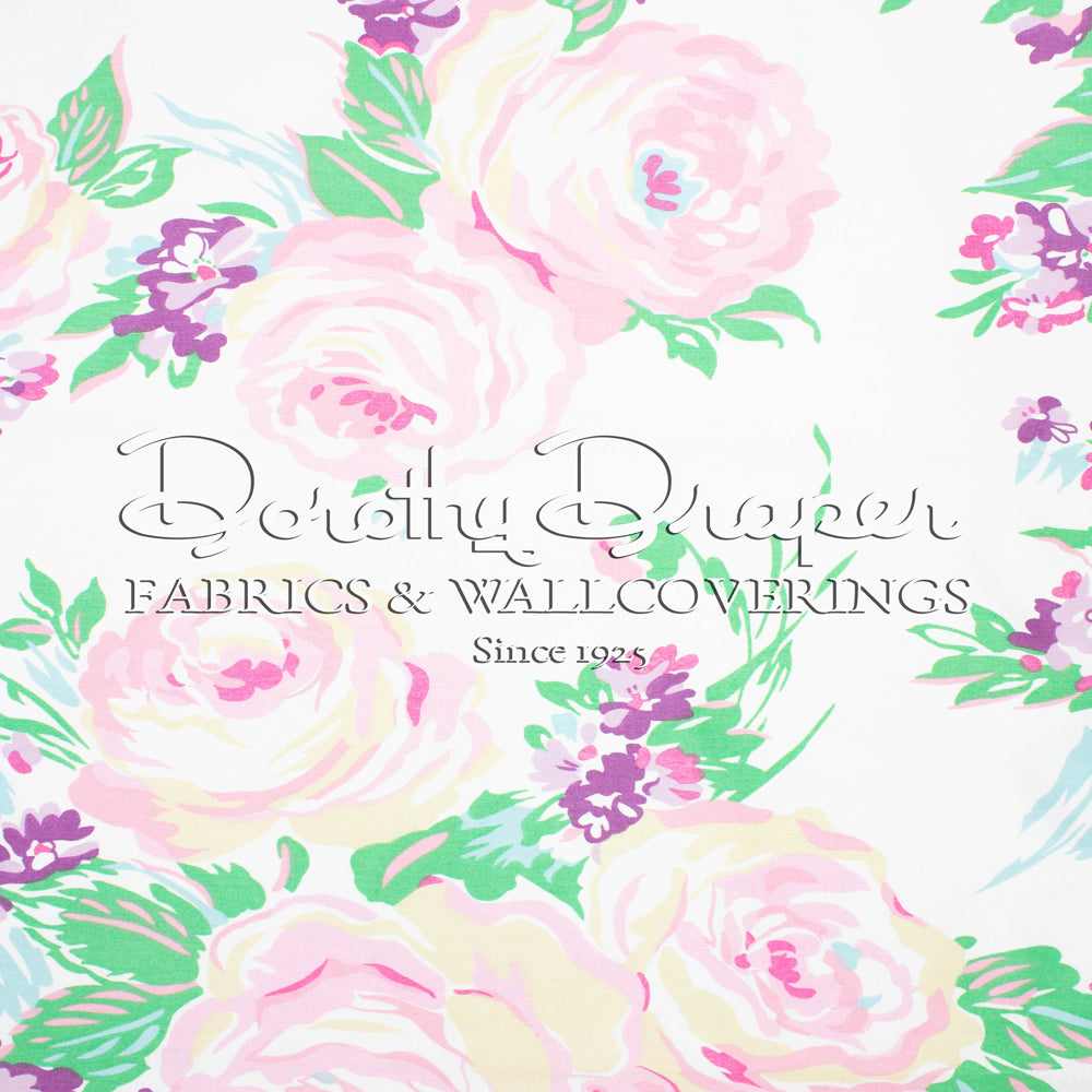 Princess Grace Rose Pink Fabric
