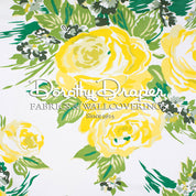 Princess Grace Rose Yellow Fabric