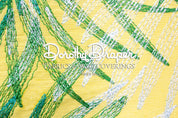 Robellini Silk Embroidered Yellow Fabric