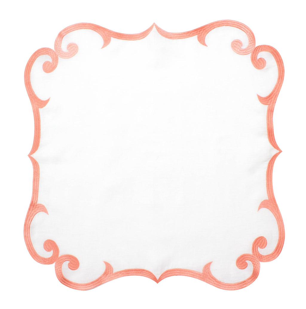 Dinner Napkin~ Set of Four Draper Linen Scroll