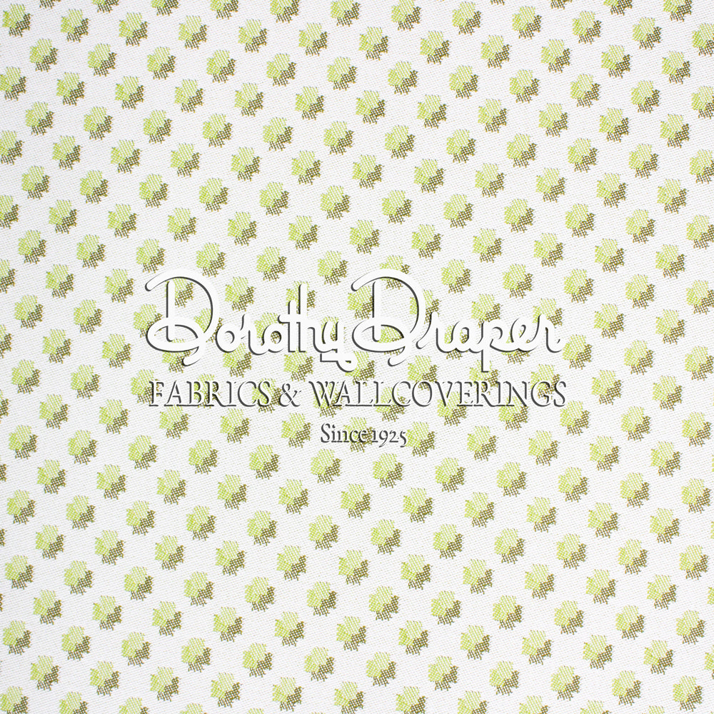 St. Croix Stamp Woven Outdoor Fabric - Sage