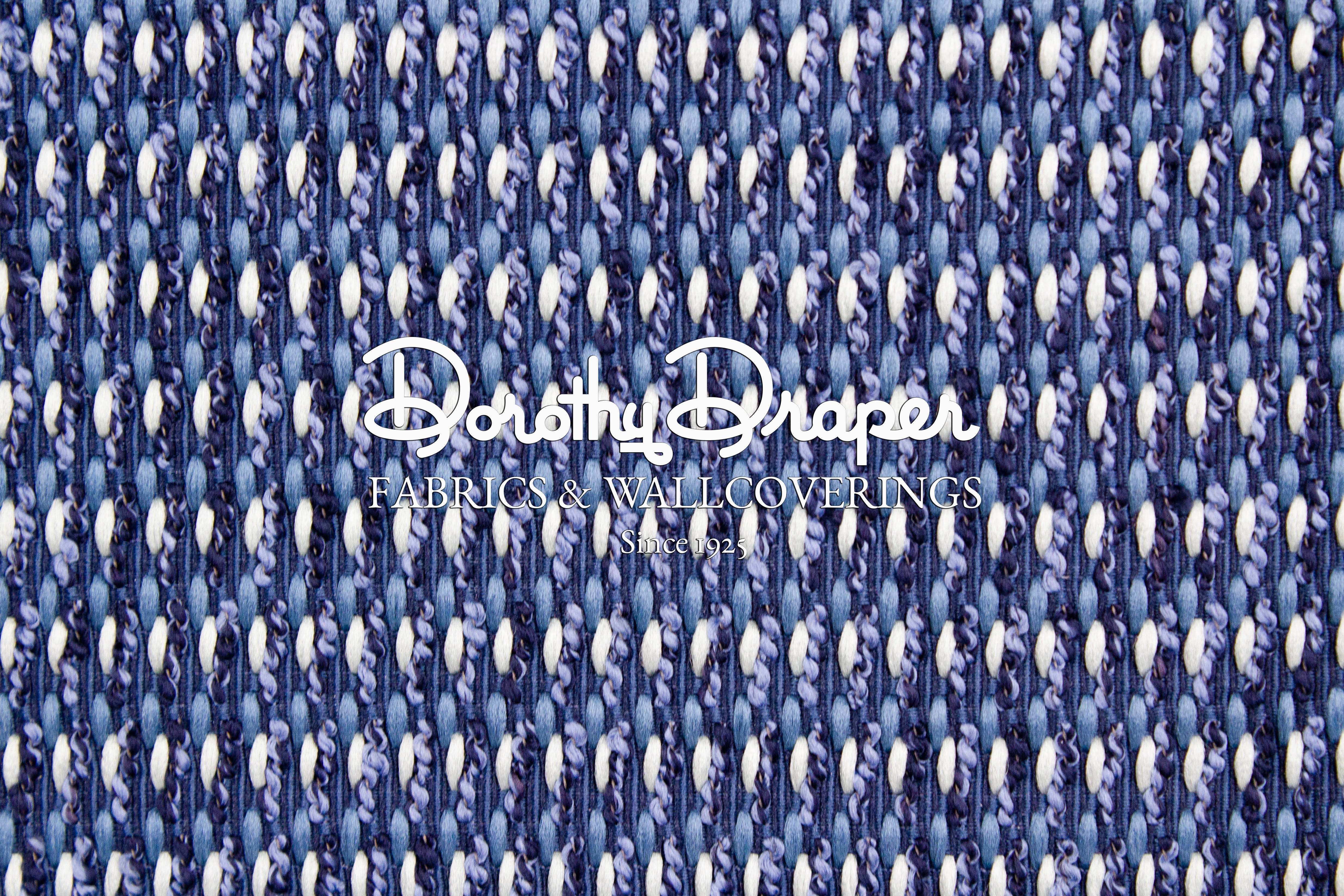 St. Tropez Sea Blue Woven Fabric