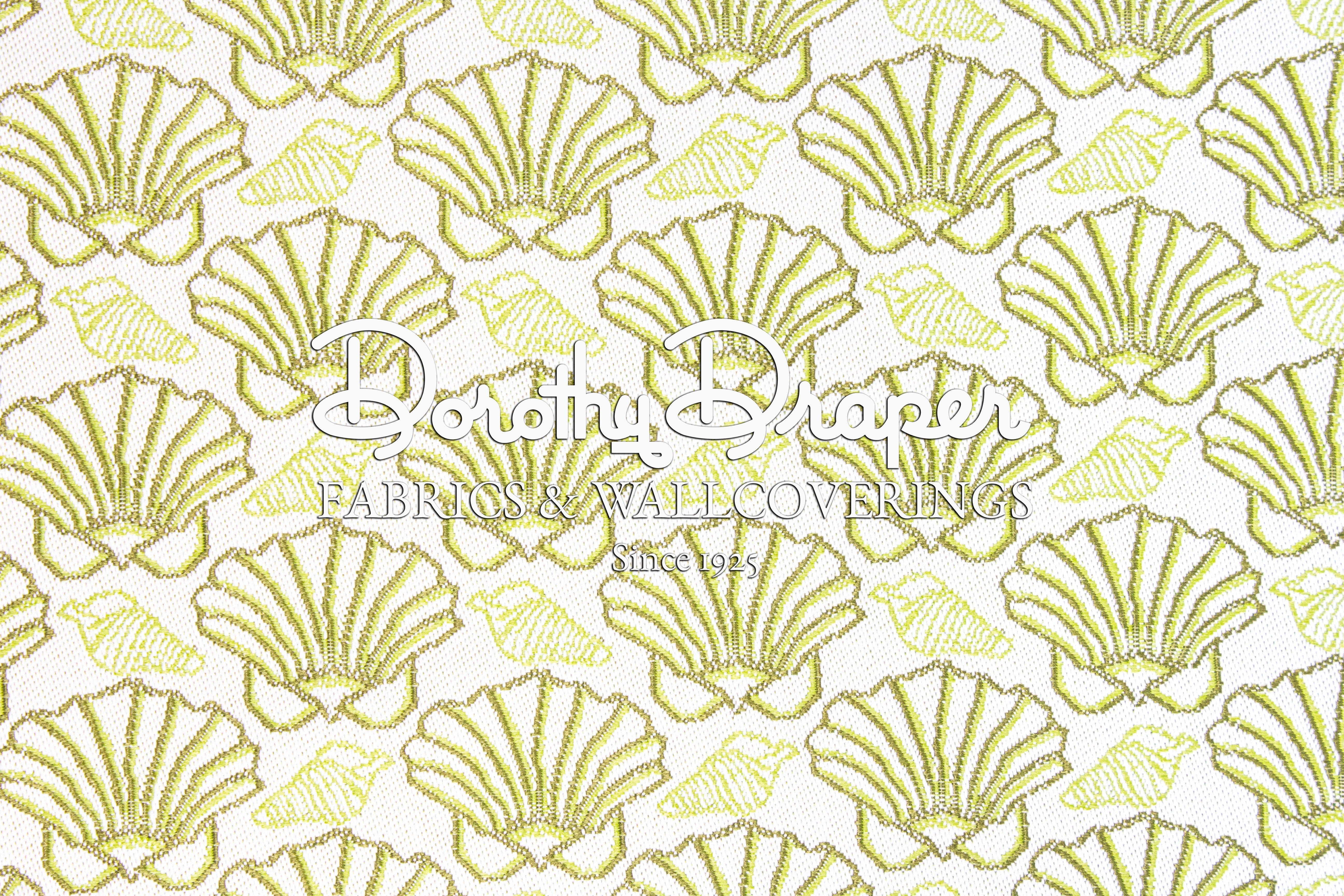 St. Croix Shells outdoor Woven Fabric - Sage
