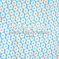 Summer Daisy Aqua Fabric