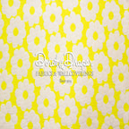Summer Daisy Yellow Woven Fabric