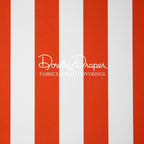 Draper Stripe Orange Wallpaper