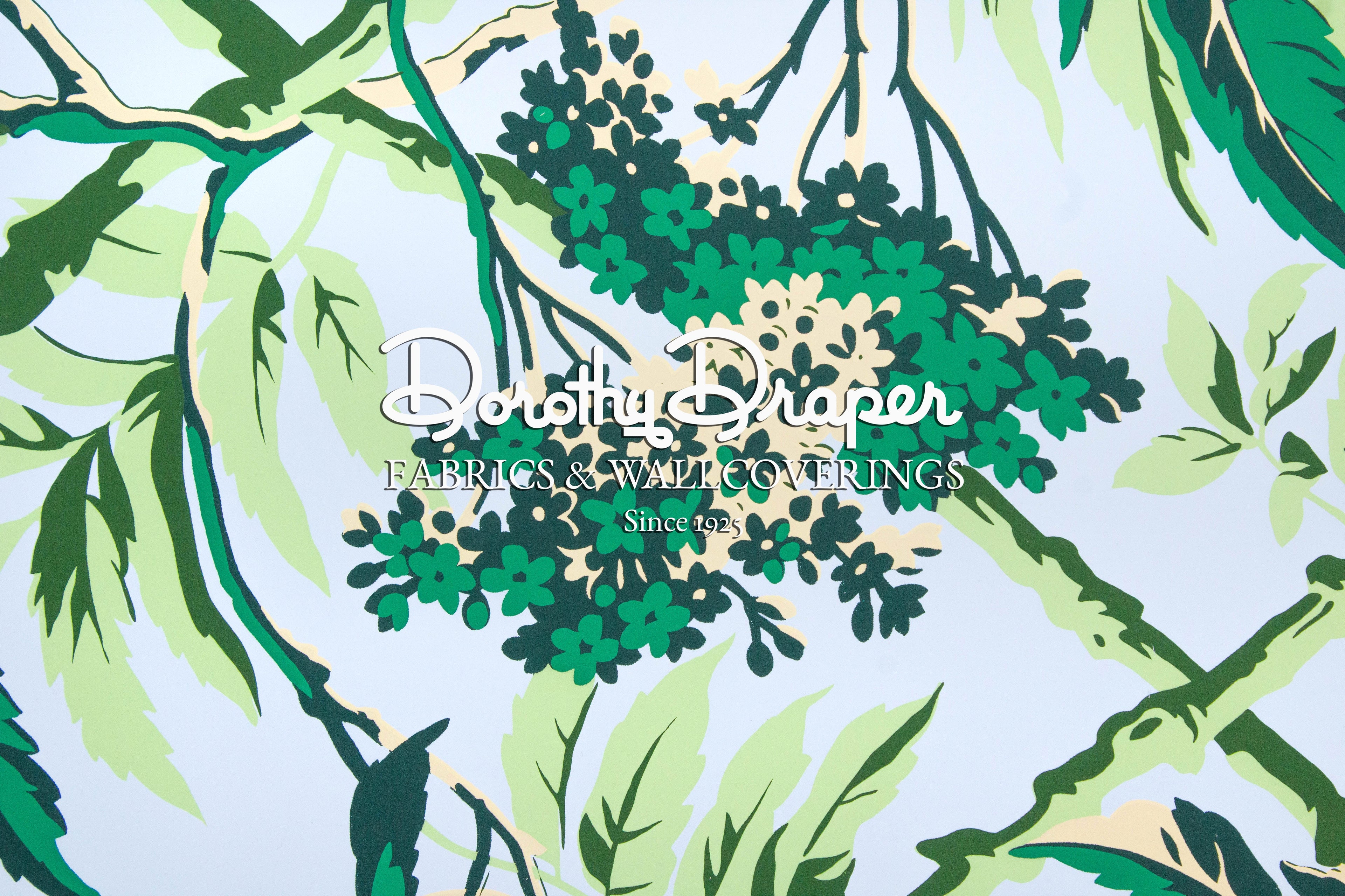 Trellis Room Aqua Wallpaper