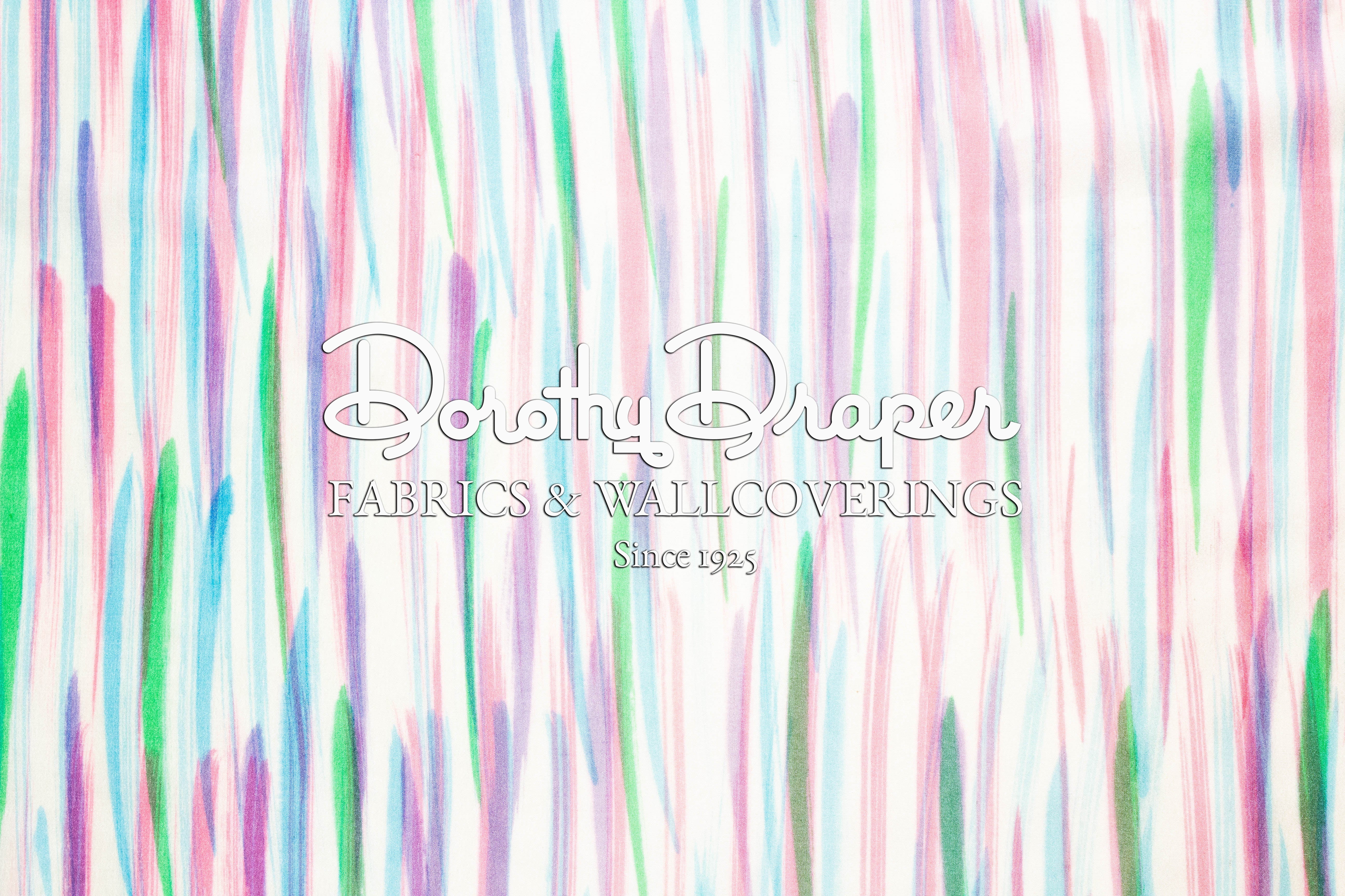 Tropical Rain Pink Silk Taffeta Fabric