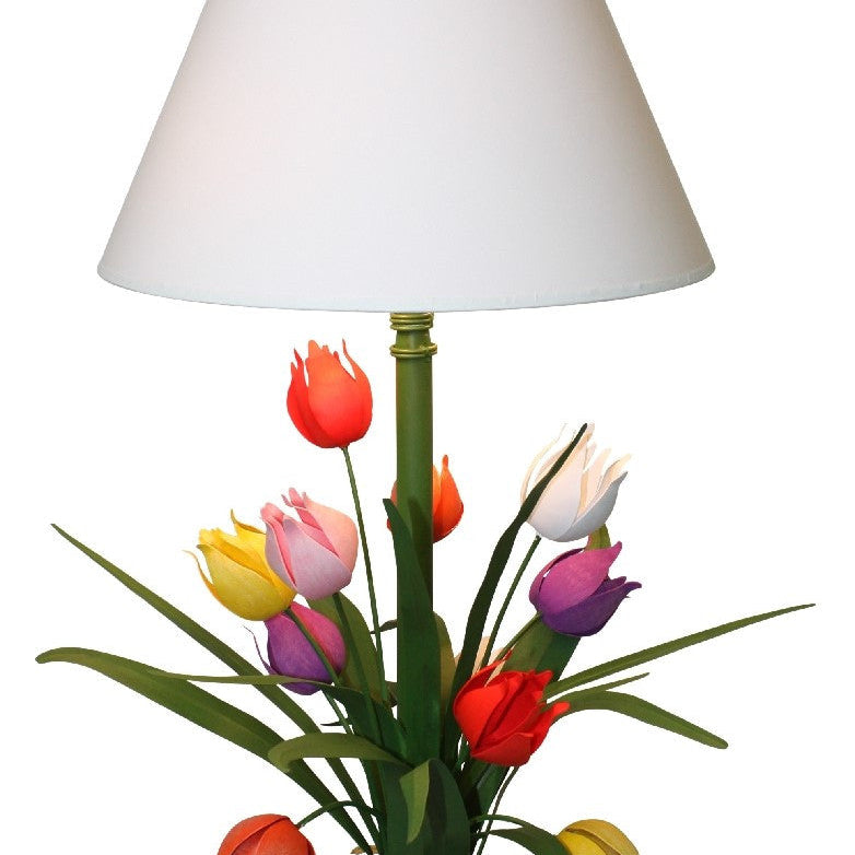 Carleton's Joy of Spring Tulip Lamp - Carleton Varney