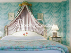 Versailles Aqua Wallpaper