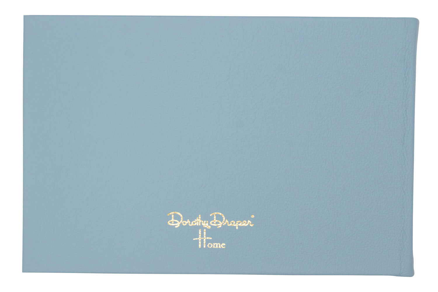 Leather Bound Guest Visitors Book - Blue
