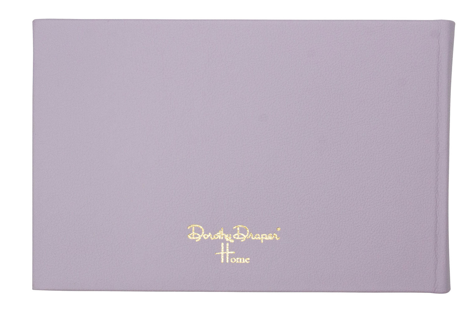 Leather Bound Guest Visitors Book - Lavender
