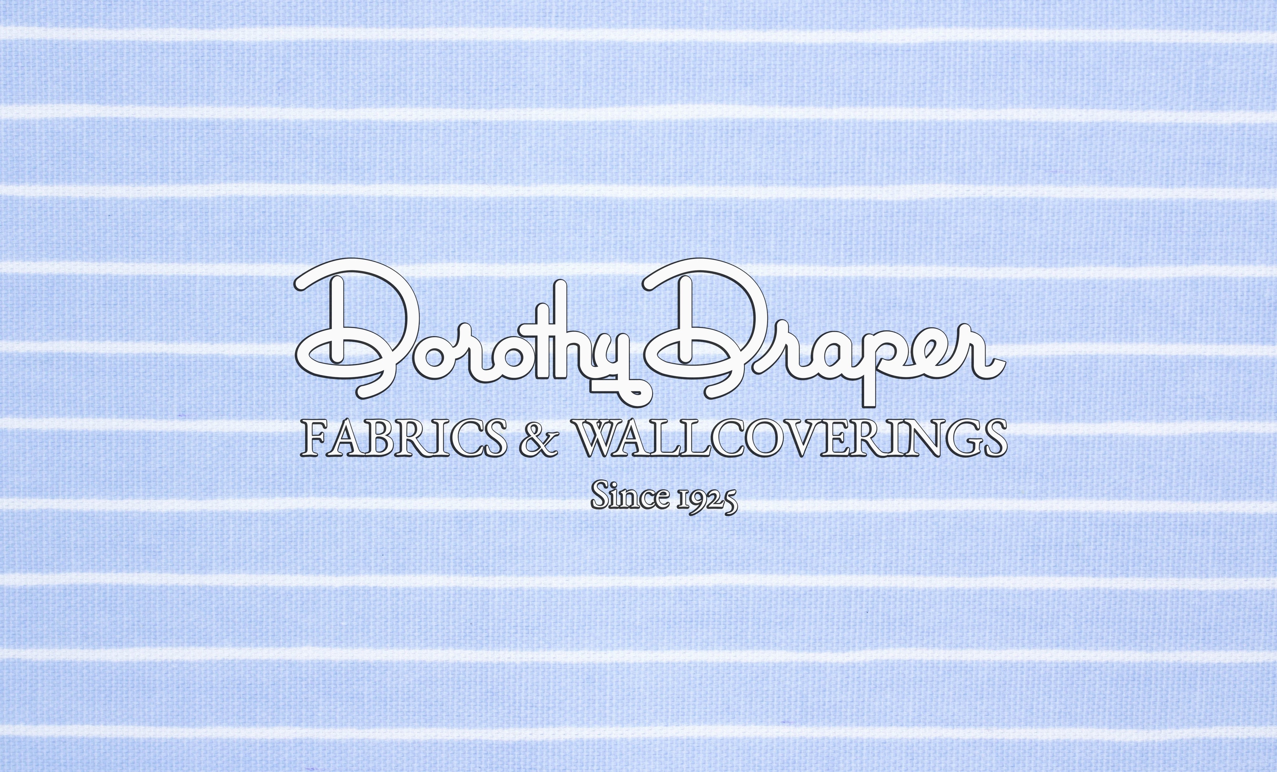 Windsor Stripe Bermuda Blue Fabric
