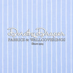 Windsor Stripe Bermuda Blue Fabric