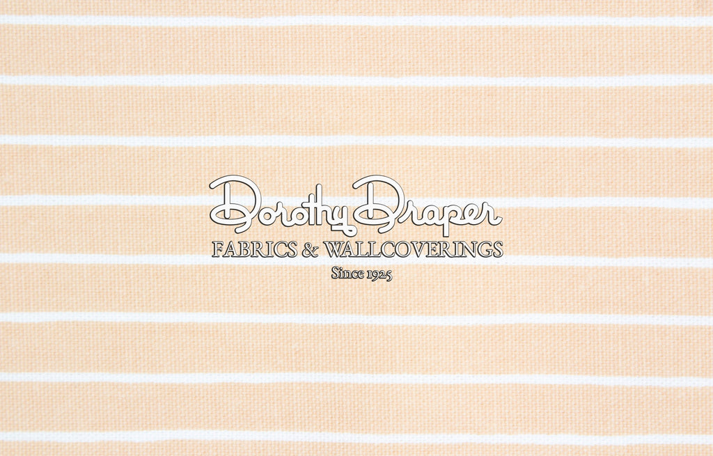 Windsor Stripe Havana Sand Fabric