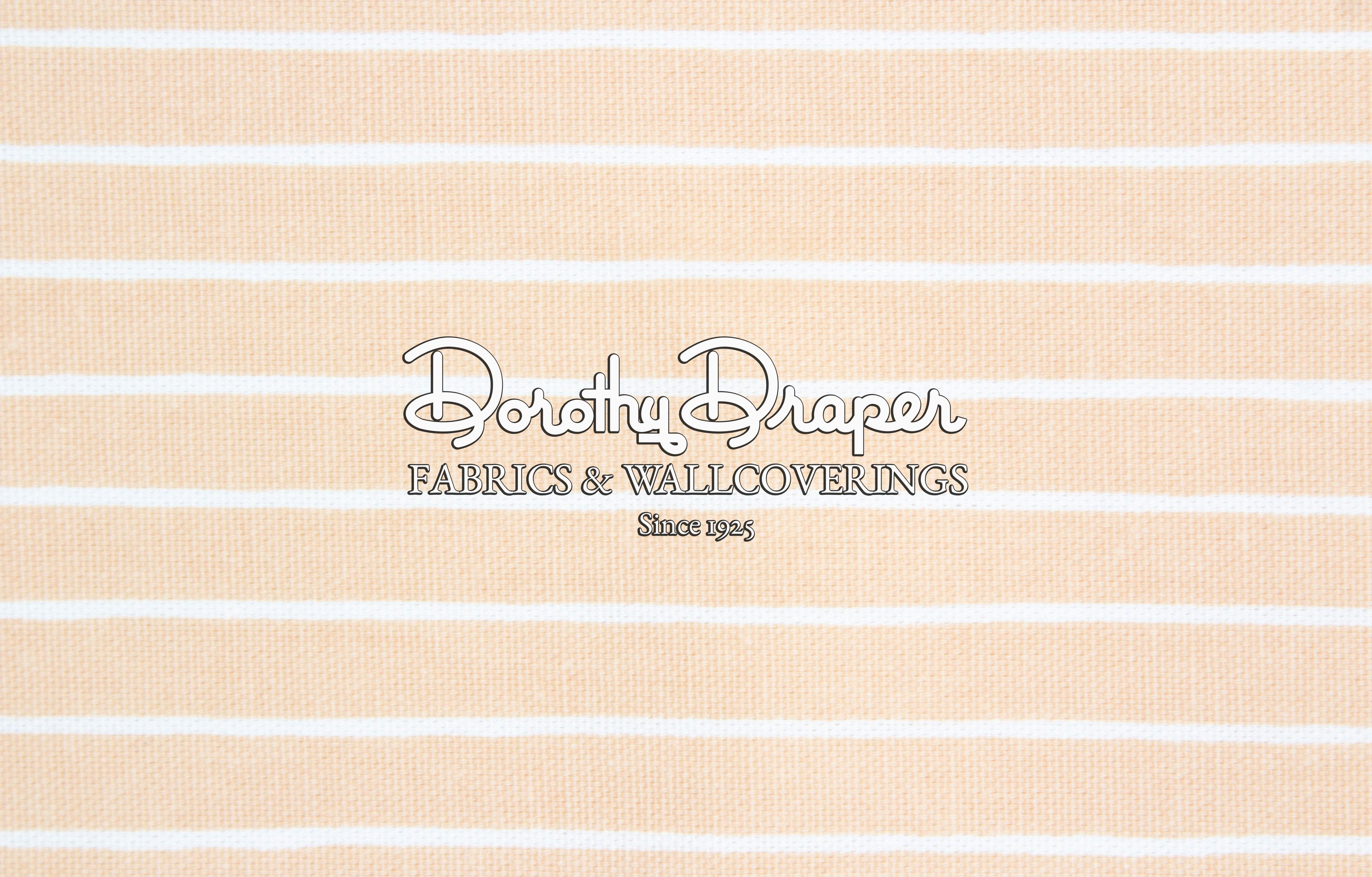 Windsor Stripe Havana Sand Fabric