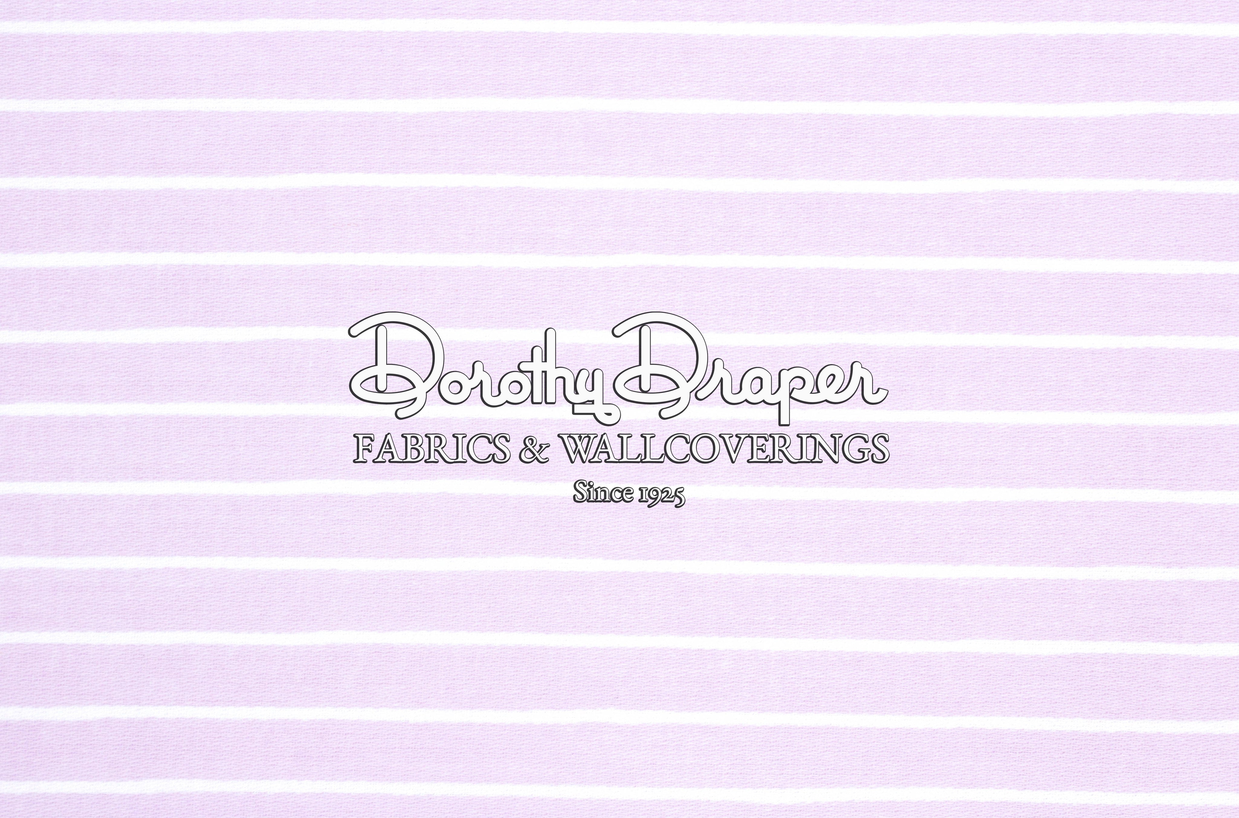 Windsor Stripe Duchess Lavender Fabric