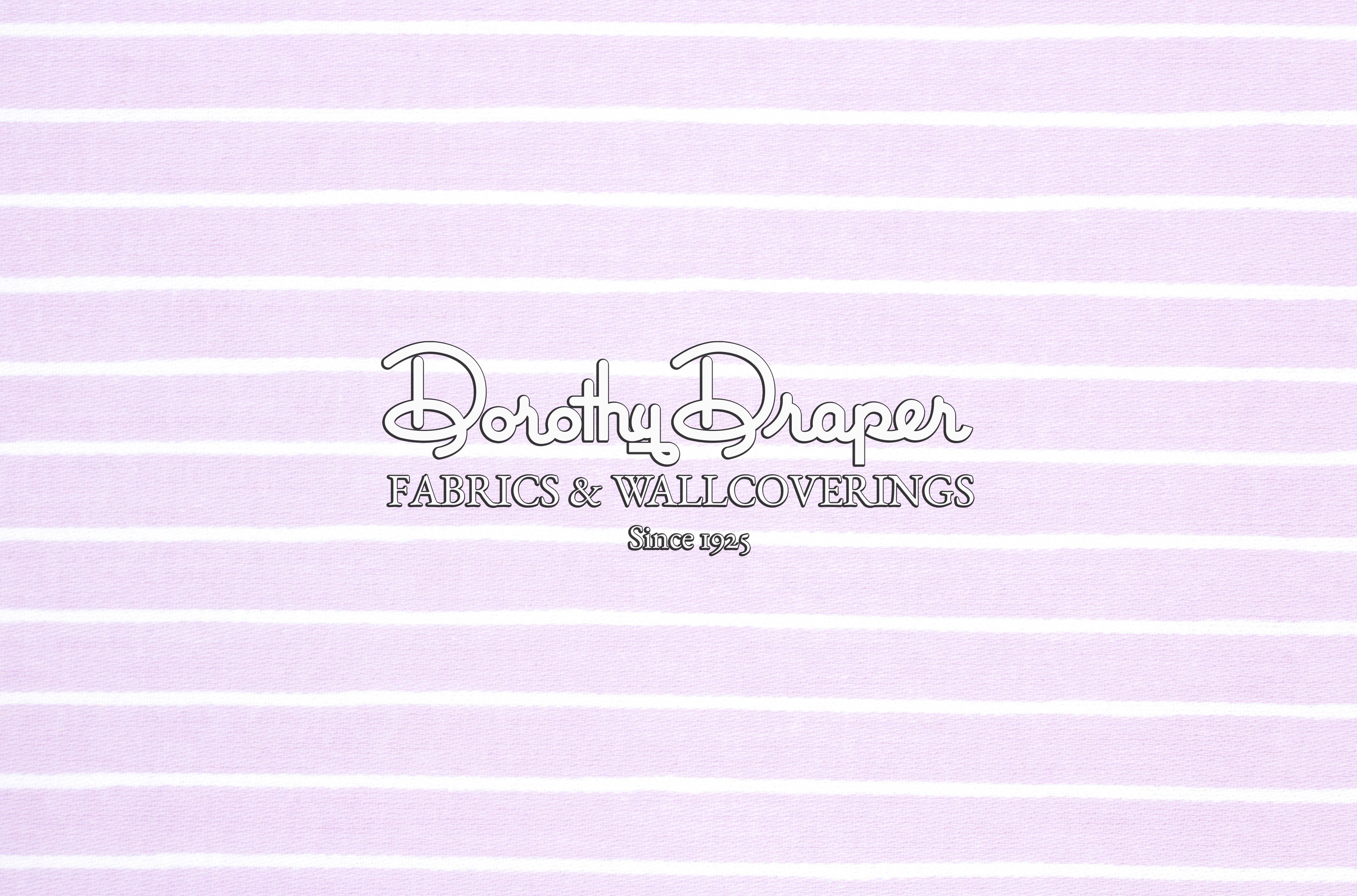 Windsor Stripe Duchess Lavender Fabric