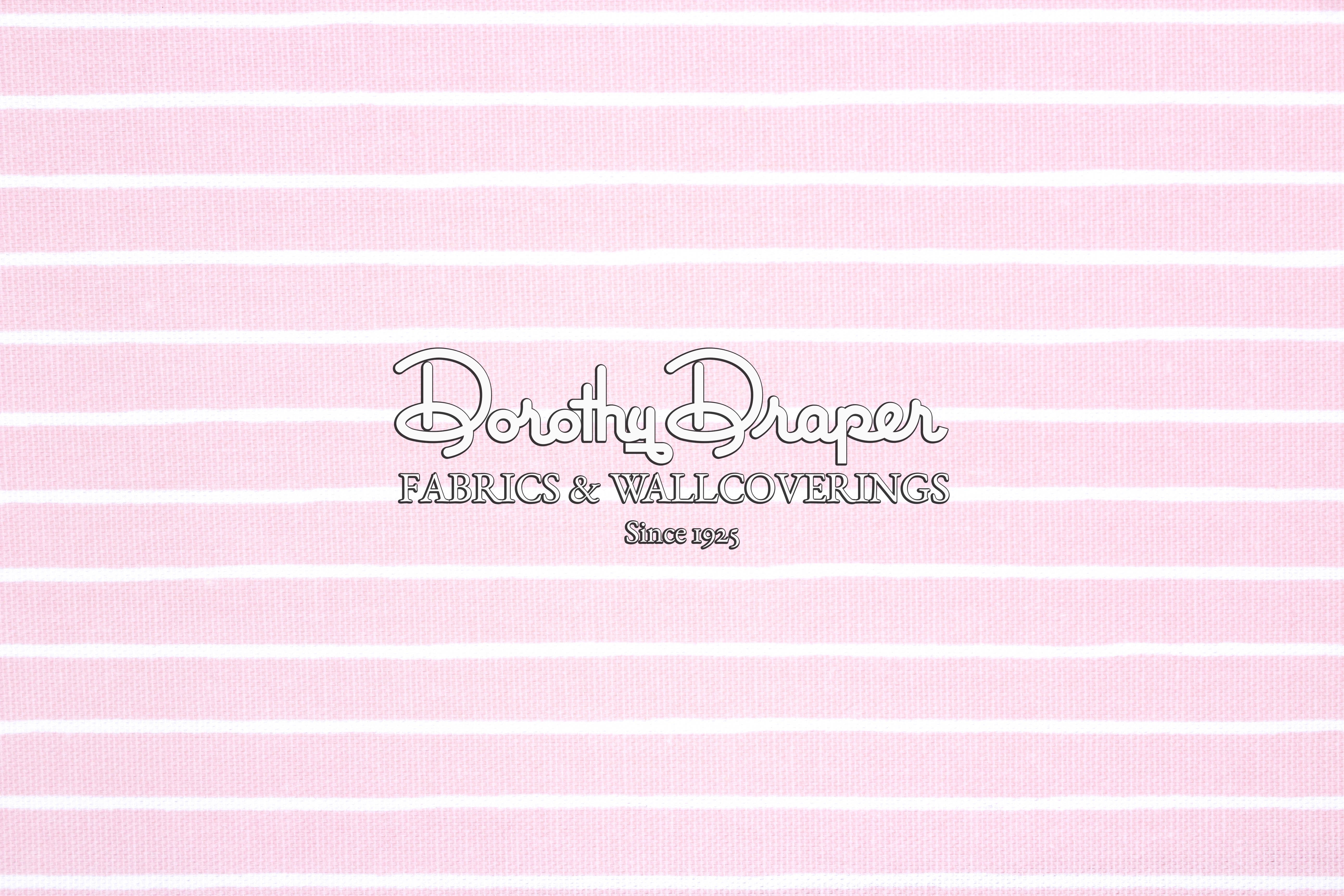 Windsor Stripe Ha'Penny Pink Fabric