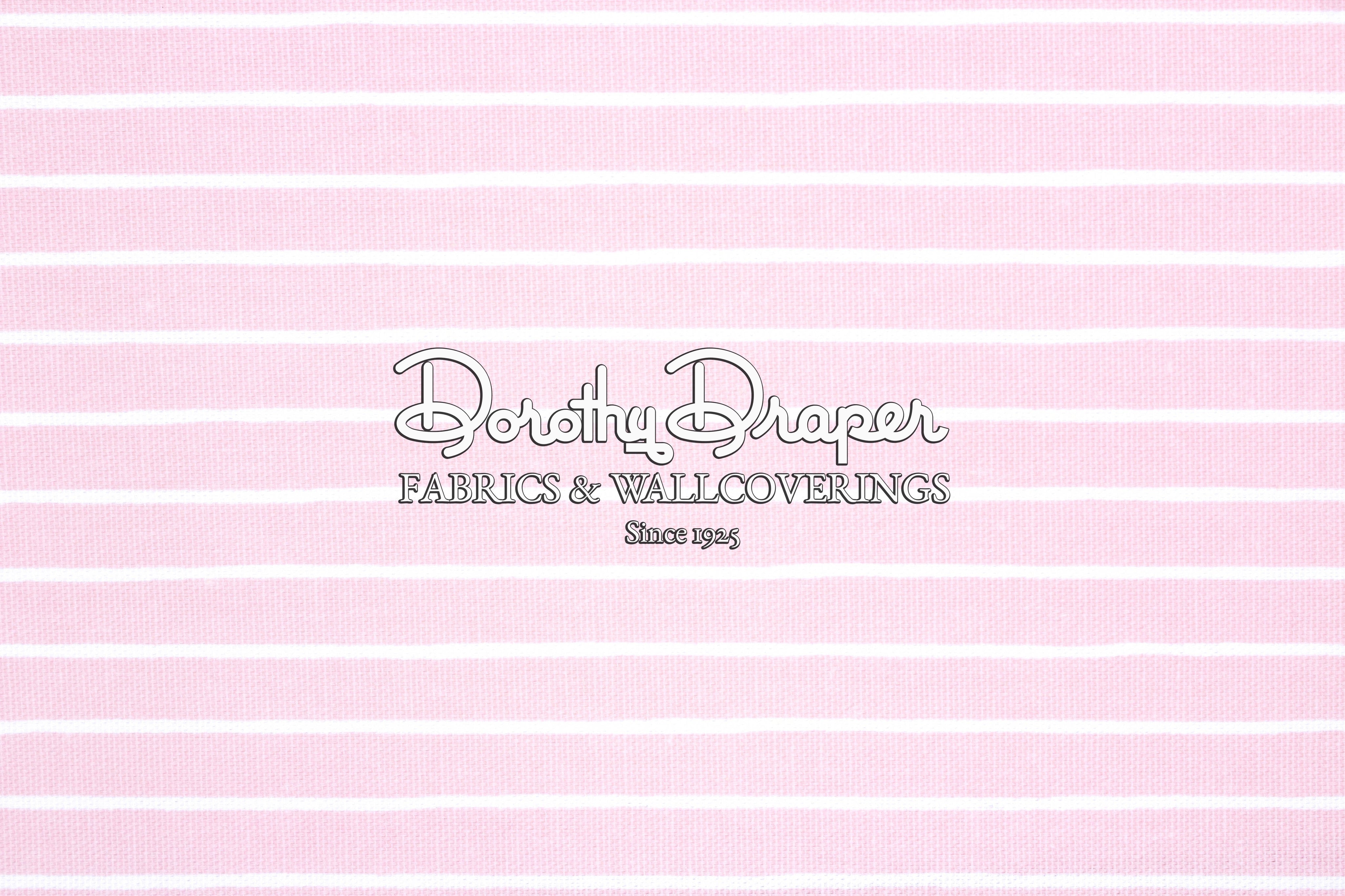 Windsor Stripe Ha'Penny Pink Fabric