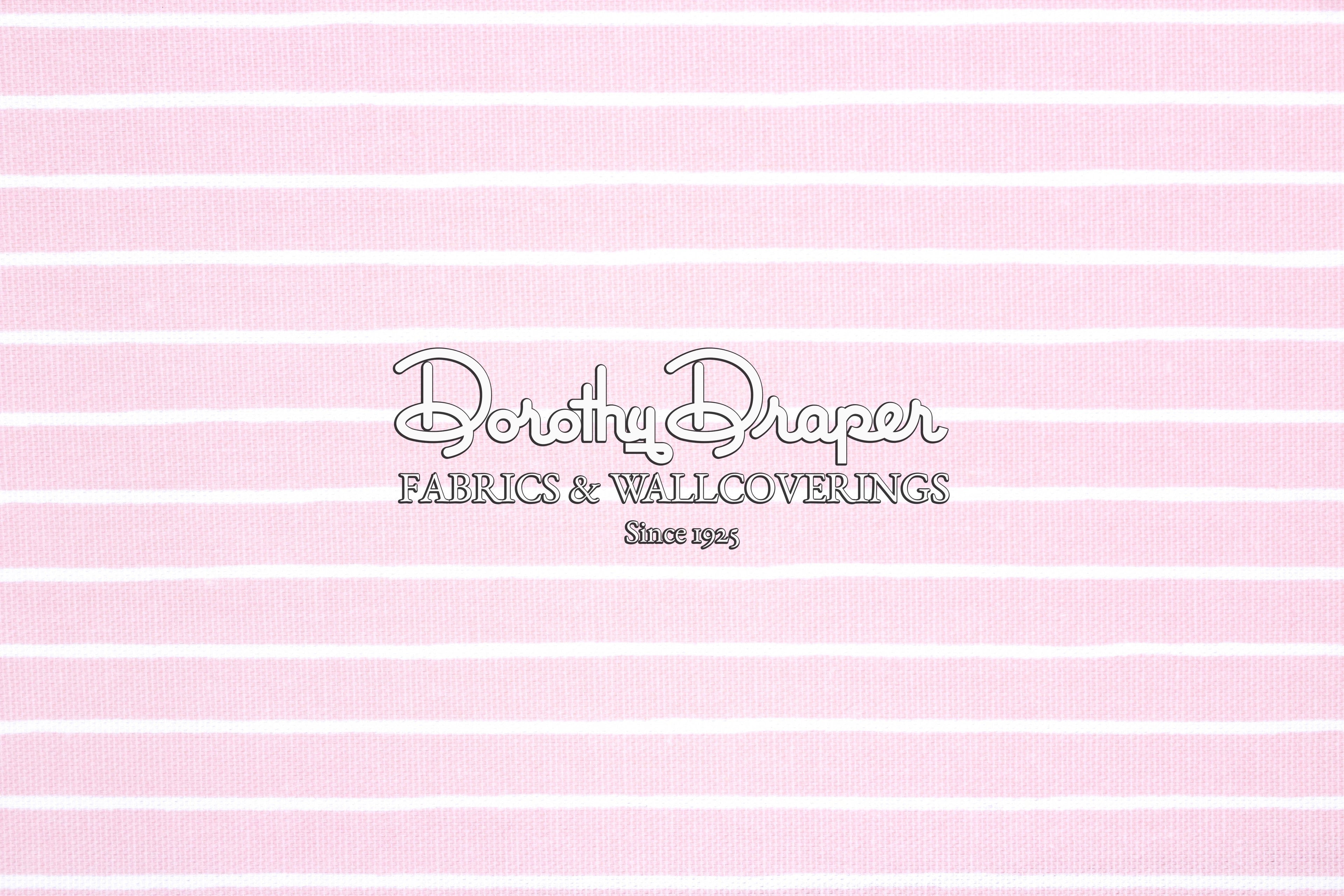 Windsor Stripe Ha'Penny Pink Fabric