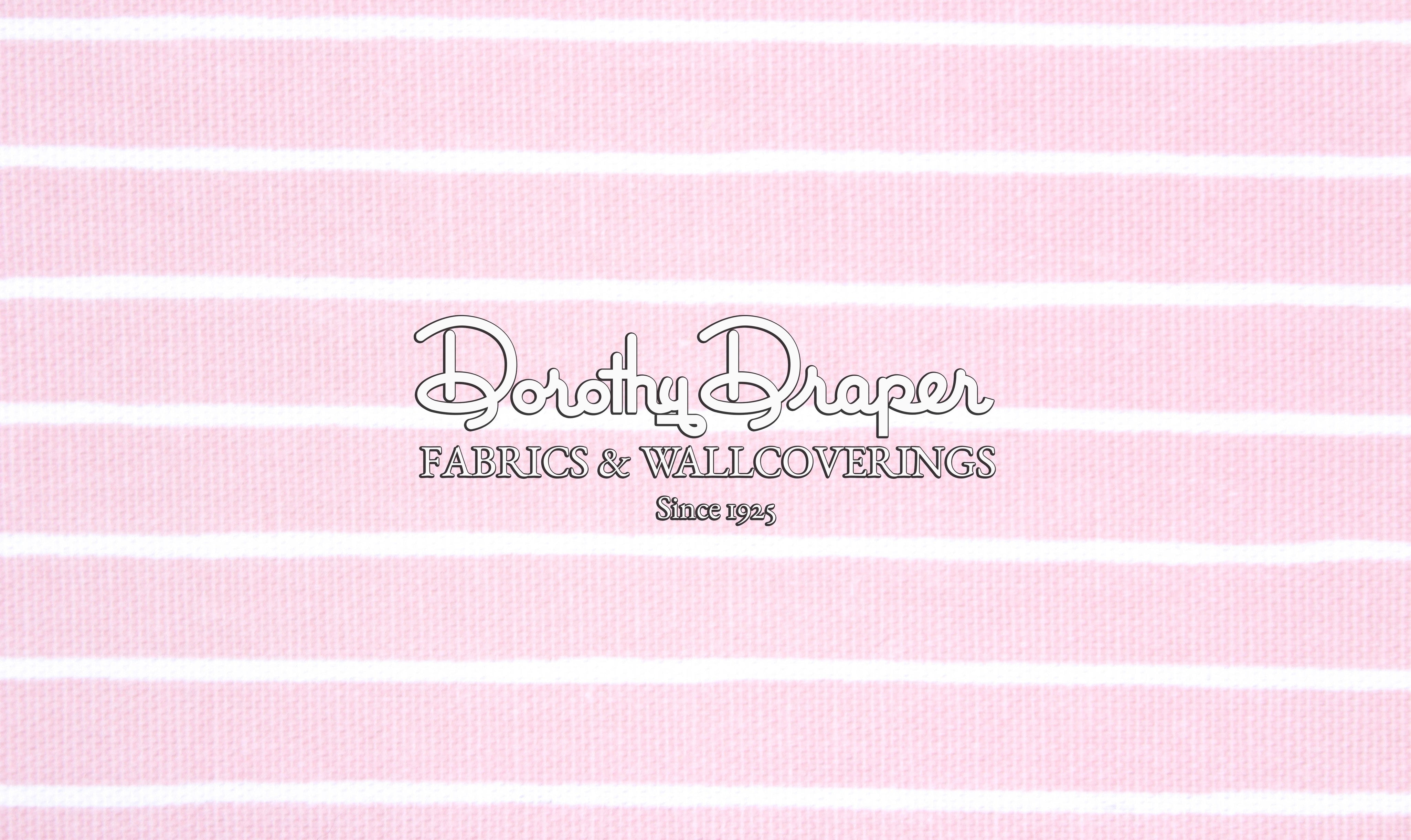 Windsor Stripe Ha'Penny Pink Fabric