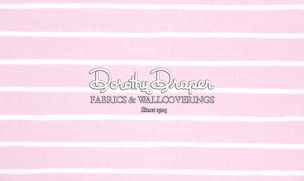Windsor Stripe Ha'Penny Pink Fabric