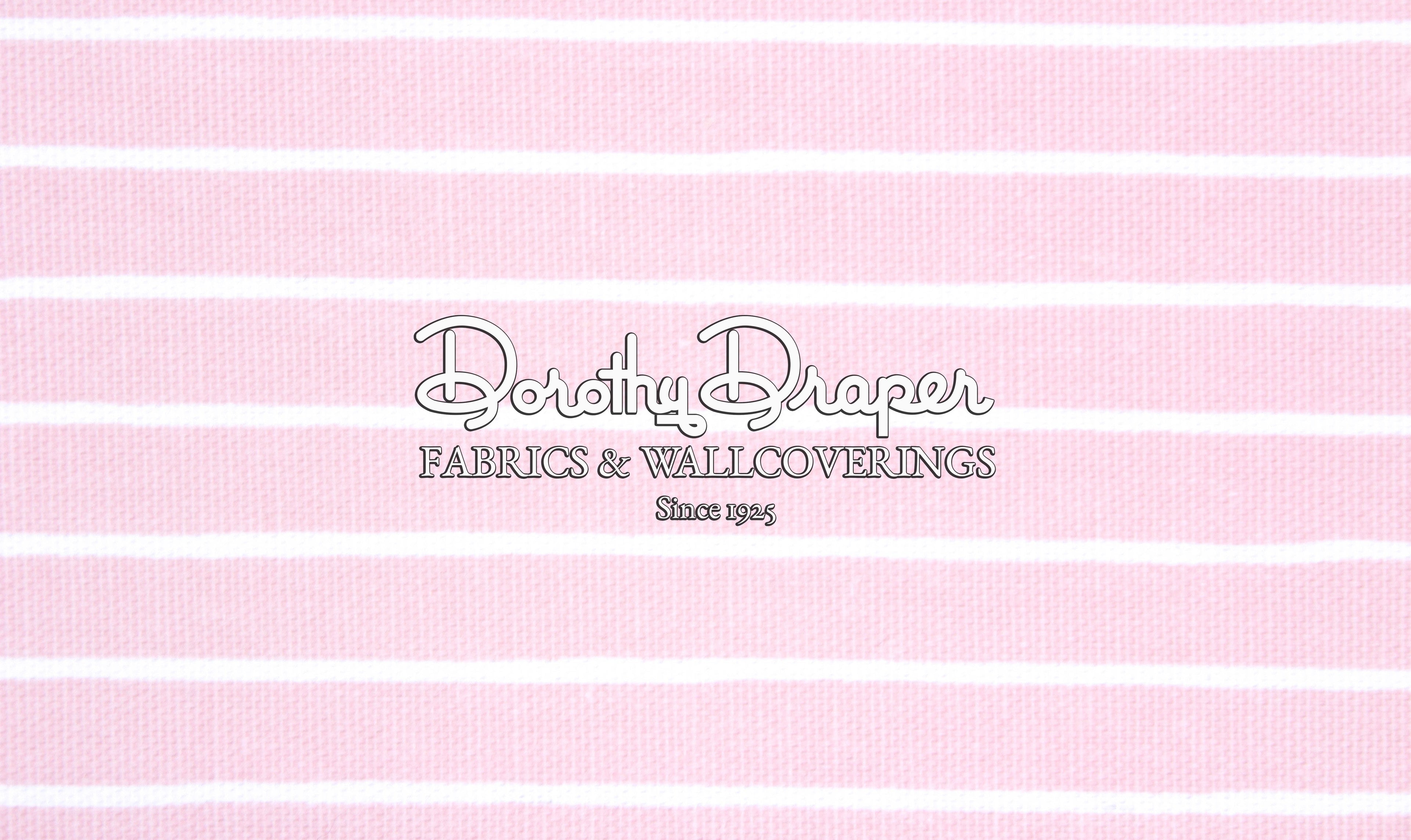 Windsor Stripe Ha'Penny Pink Fabric