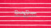 Windsor Stripe Caribbean Red Fabric