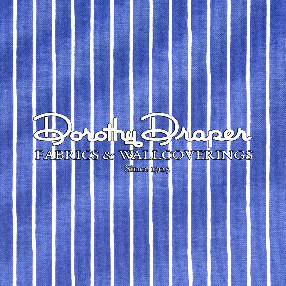 Windsor Stripe Shoys Hanne Blue Fabric